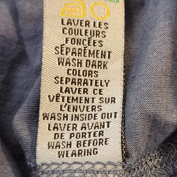 MXM Kelly 3/4 Sleeve Top, Blue, Size 1x - Picture 4 of 4